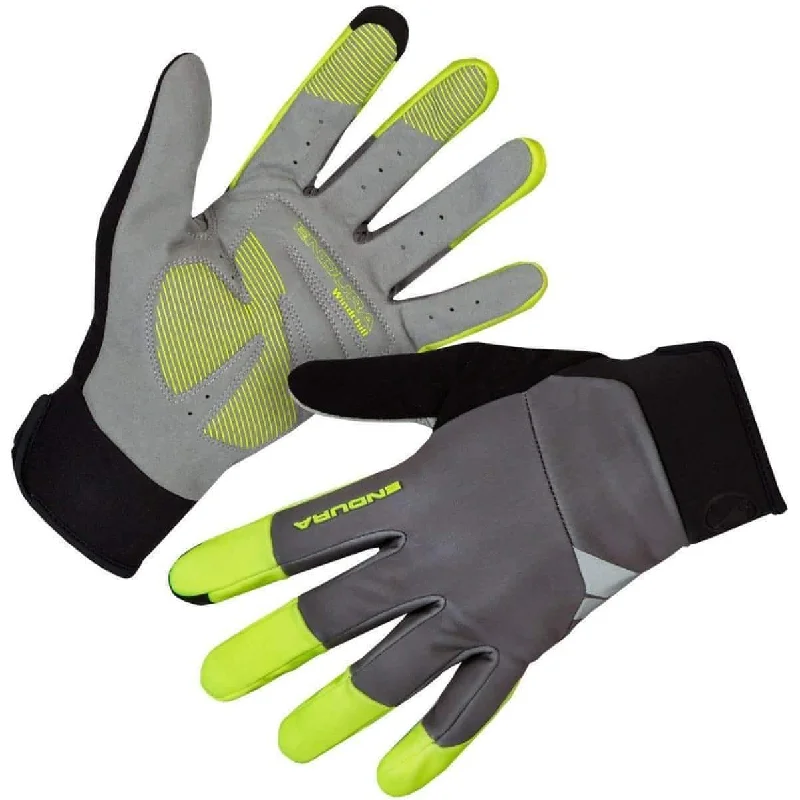 Mountain bike liner-Endura Windchill Full Finger Cycling Gloves - Yellow