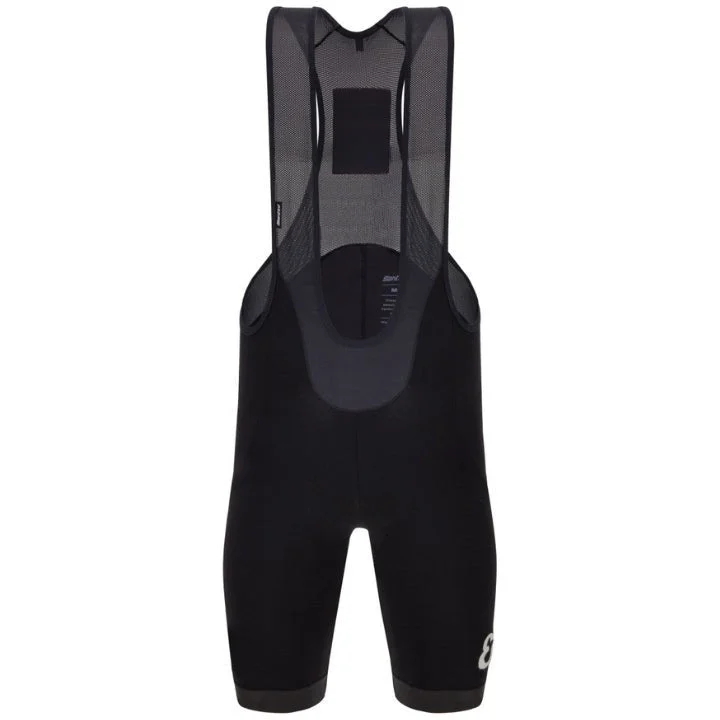 Bike frame guard-Santini Eroica Gazza Wool Bibshorts