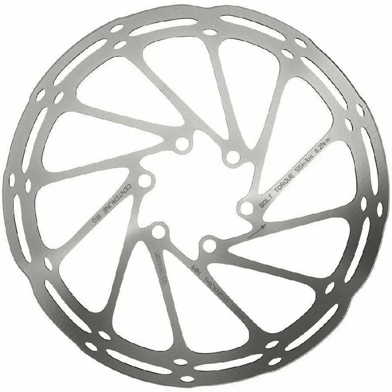 Bicycle fork guard-CenterLine 220mm 6-bolt Disc Rotor with Rounded Edge