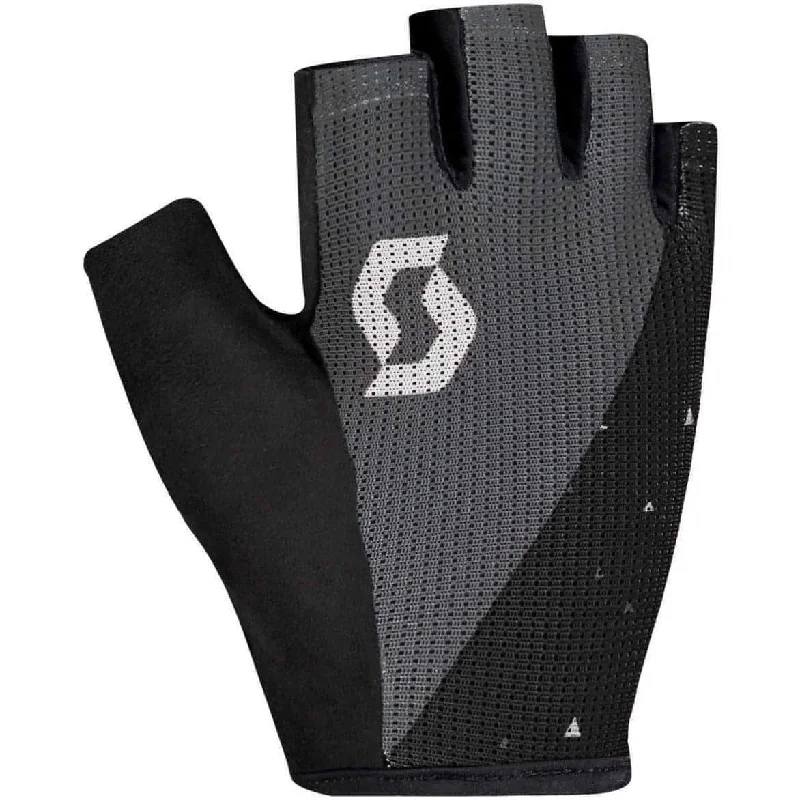 Bicycle brake guard-Scott Aspect Sport Gel Fingerless Cycling Gloves - Grey