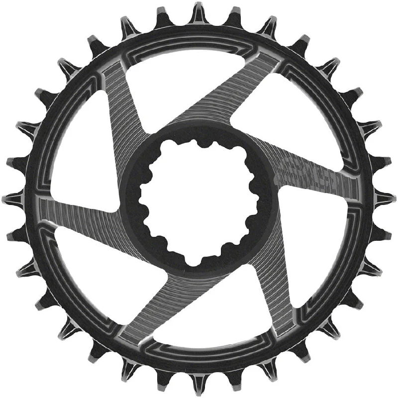 Bicycle fix liner-e*thirteen Helix R Chainring - 32t 11/12-Speed 3mm Offset SRAM 3-Bolt DM BLK