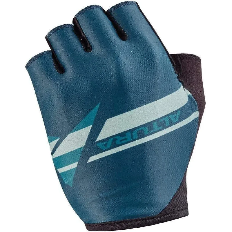 Bicycle chain guard-Altura Airstream Fingerless Cycling Gloves - Blue