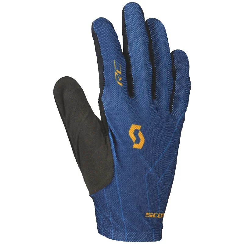 Cycling vest liner-Scott RC Team Full Finger Cycling Gloves - Blue