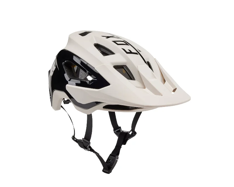 Bike bar guard-Fox Speedframe Pro Helmet Blocked Vintage White