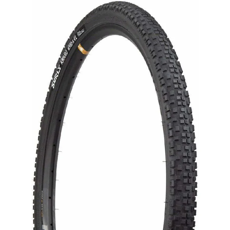 Bike wheel liner-Knard Tire - 650b x 41 Tubeless Folding Black 60tpi