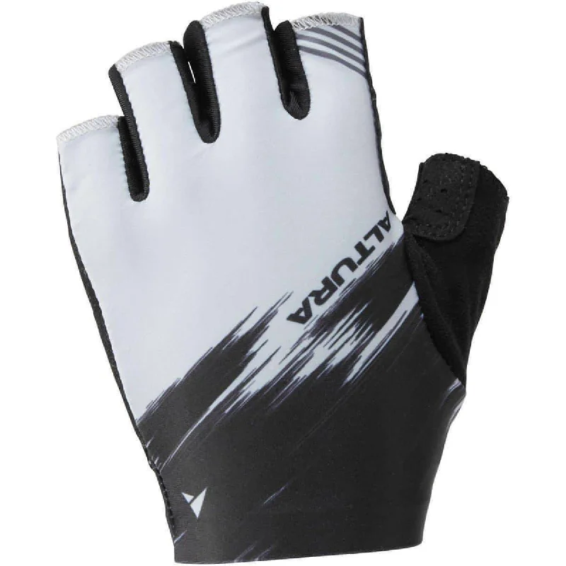 Mountain bike guard-Altura Airstream Fingerless Cycling Gloves - Grey