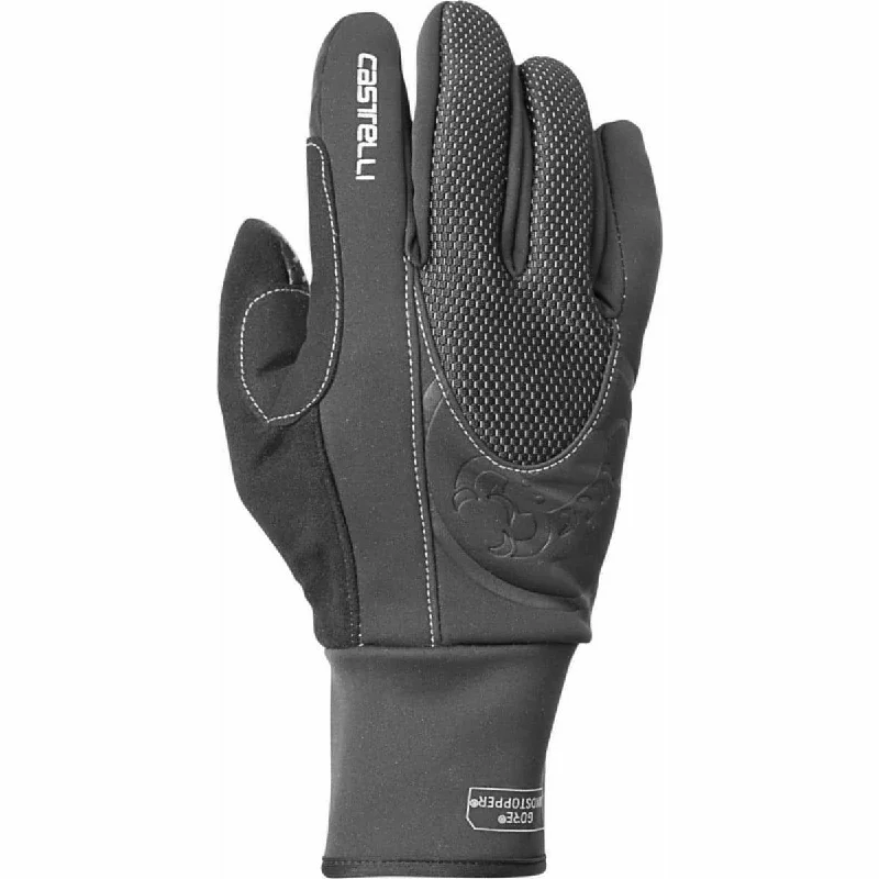 Cycling glasses guard-Castelli Estremo Full Finger Cycling Gloves - Black