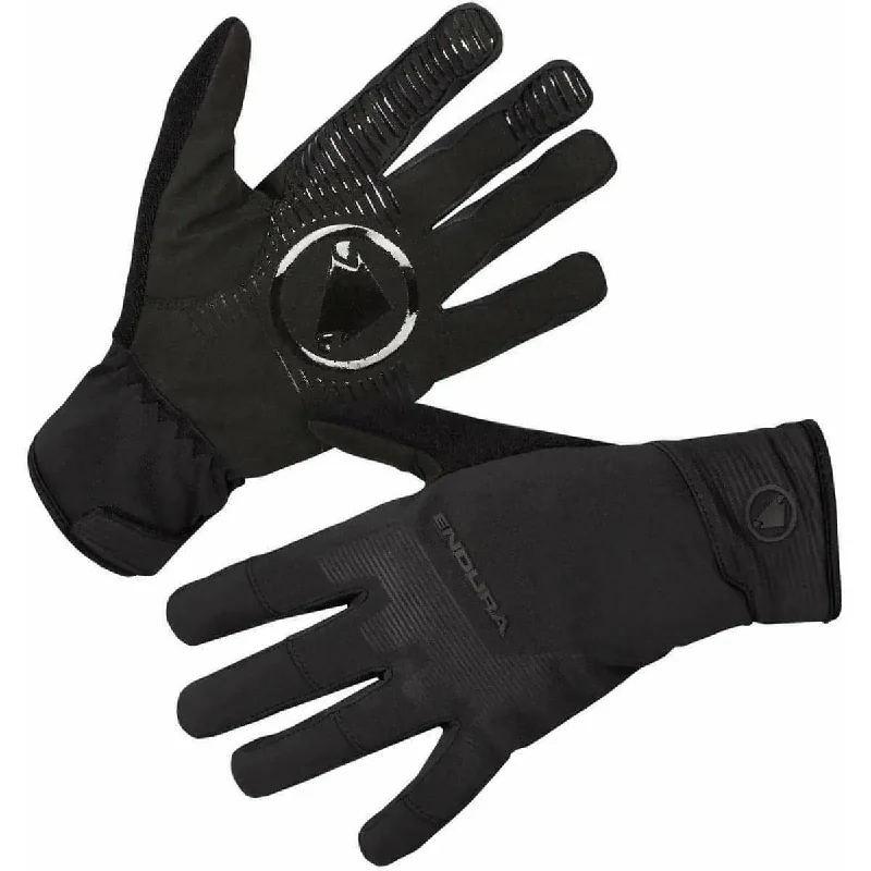 Bike chain guard-Endura MT500 Freezing Point Waterproof Full Finger Cycling Gloves - Black