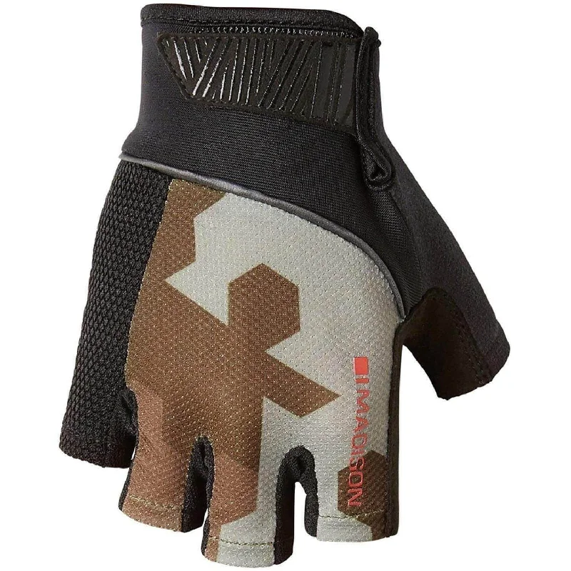 Bike tire liner-Madison Sportive Mens Fingerless Cycling Gloves - Green