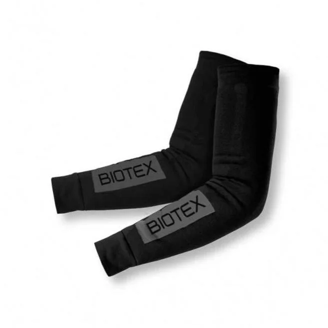 Road bike liner-Manicotti Biotex Termico++ - Nero grigio